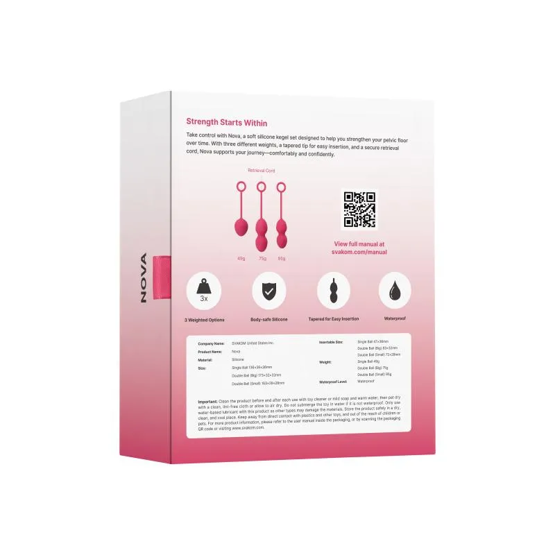 SVAKOM »Nova« Liebeskugel-Set