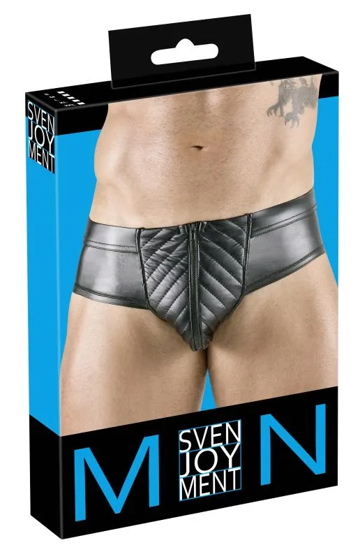 Svenjoyment – Offen Geschnittene Slips – Schwarz