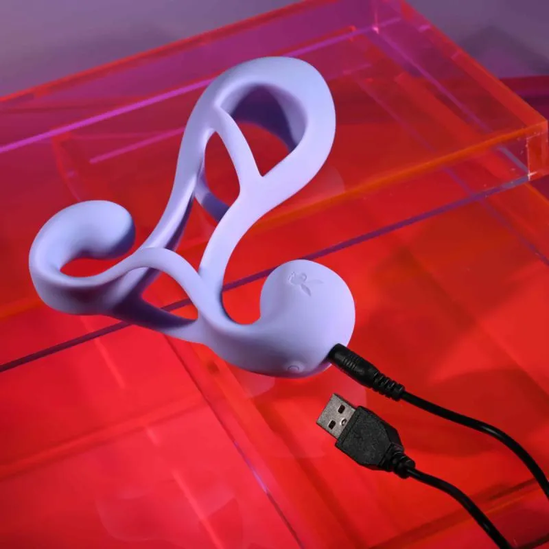 Playboy - Fantasy Cage Wearable Vibrator - Lavendel