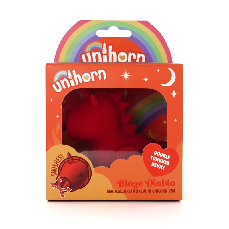 Unihorn - Blaze Diablo Vibrator - Rot