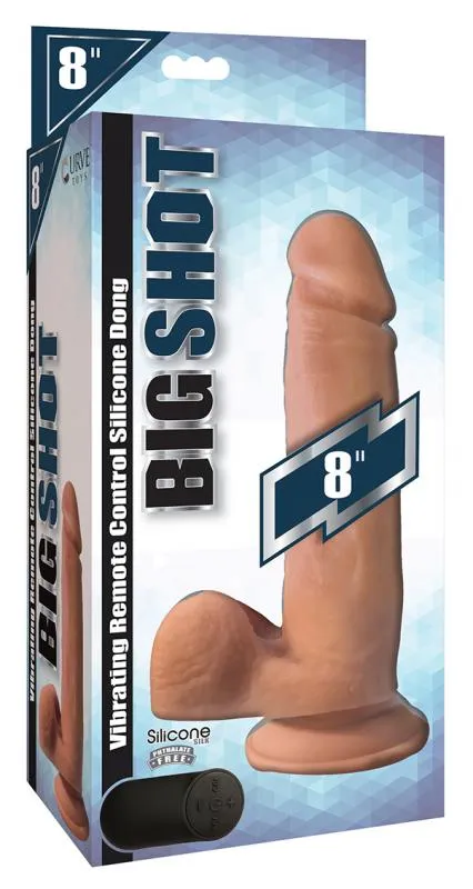 Realistischer vibrierender Dildo mit Saugnapf