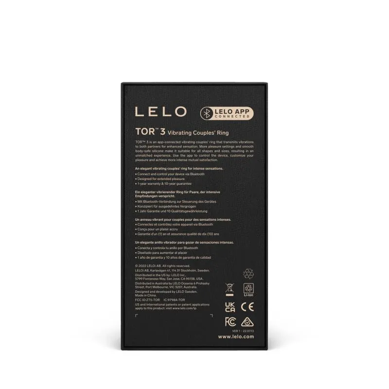 LELO »Tor 3« Penisring mit Vibration & App