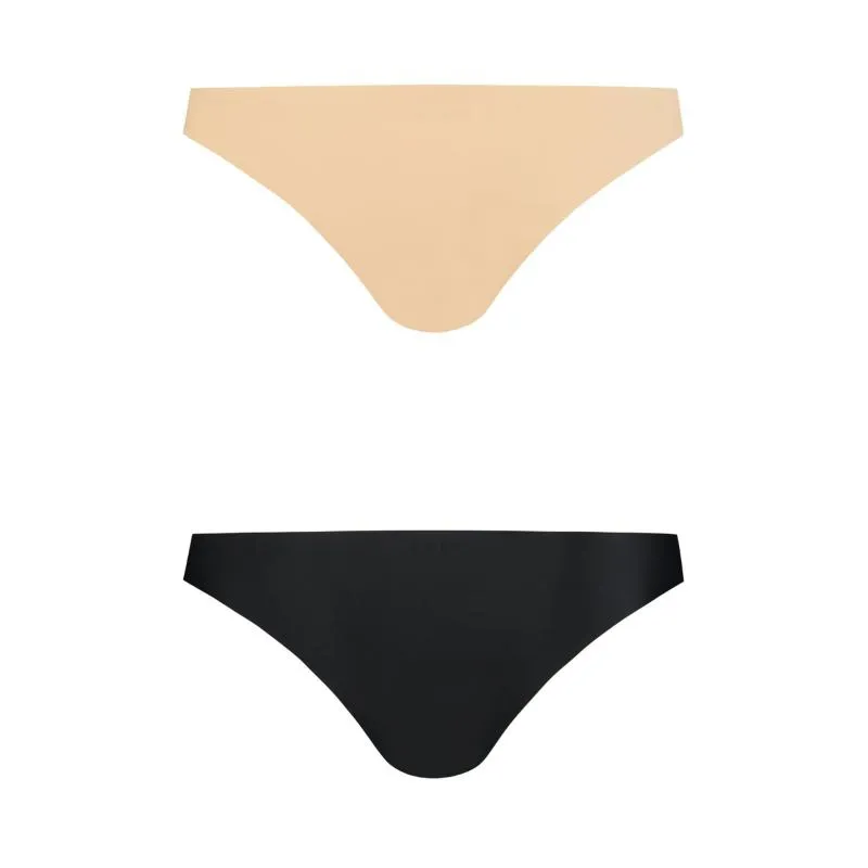 Bye Bra - Invisible Brazilian Nude + Black S