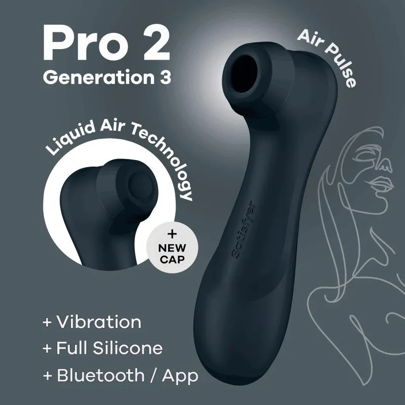 Satisfyer »Pro 2 Generation 3« Druckwellenvibrator mit App-Steuerung