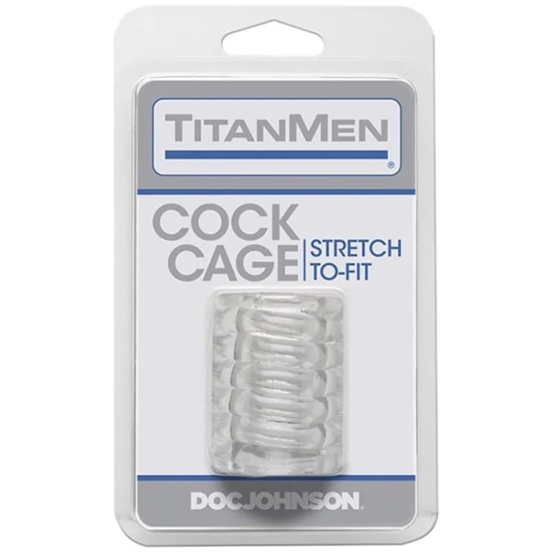 Doc Johnson - TitanMen Cock Cage - Transparent