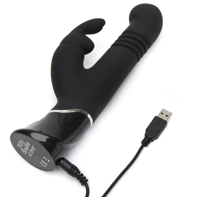 Fifty Shades of Grey – GREEDY GIRL Stoßender G-Punkt Vibrator – Schwarz