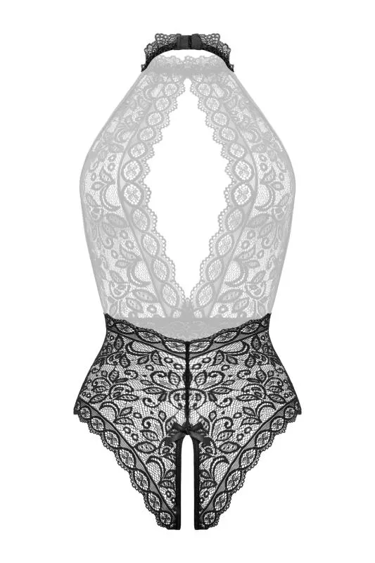 Christine - Offener Body Eleonora - Schwarz