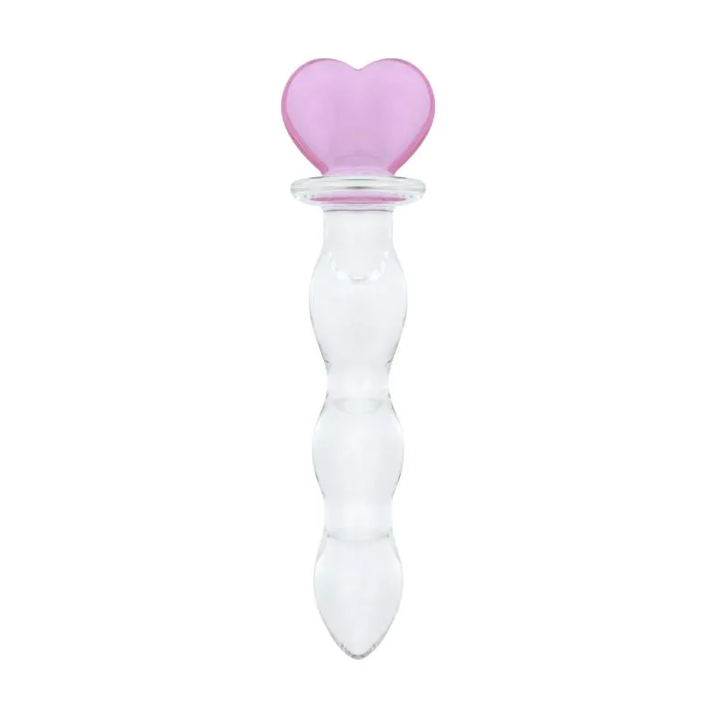 Gildo - No. 37 Glas Dildo Herzform - 18 cm