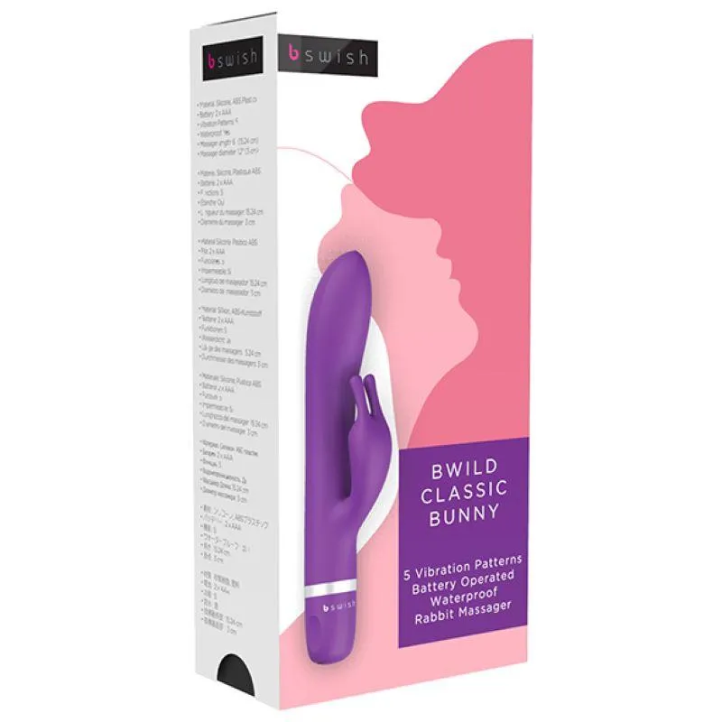 B Swish - Bwild Classic Rabbit Vibrator - Lila