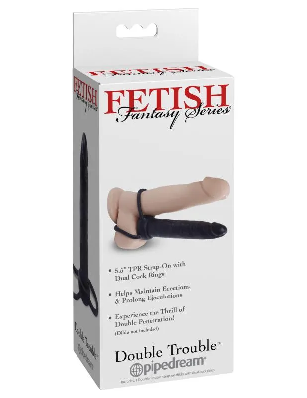 Fetish Fantasy Serie »Double Trouble« Dildo mit Penisring