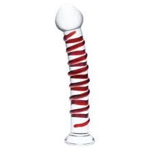 Glas - Mr. Swirly Dildo 25,5 cm Glas - Mr. Swirly Dildo 25,5 cm
