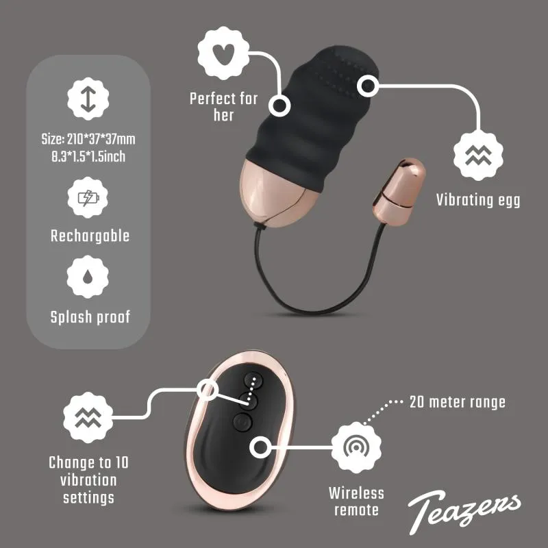 Teazers »Ribbed« Vibro-Ei