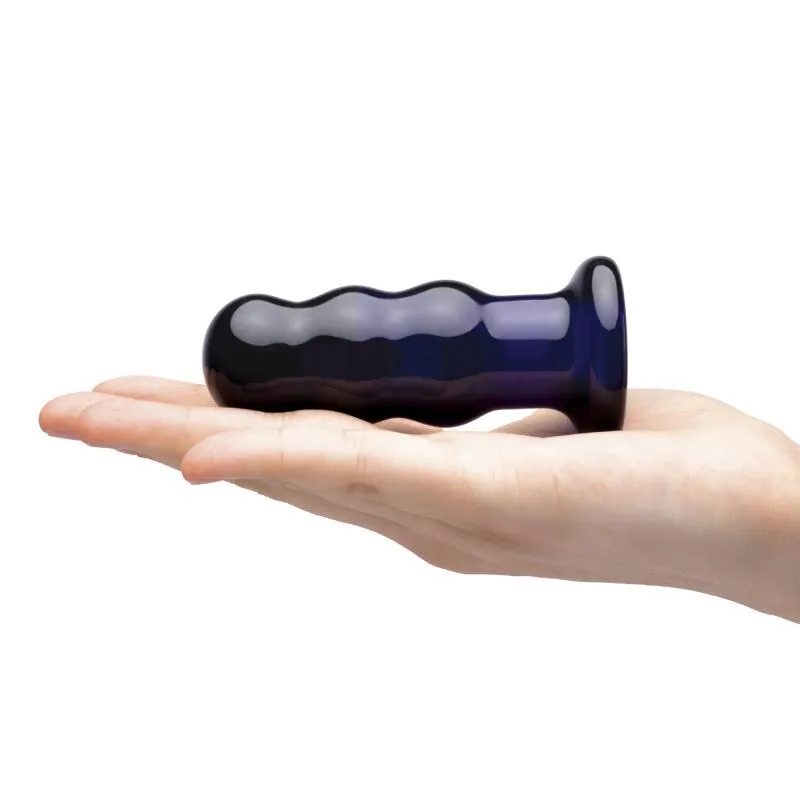 Glas - Rechargeable Remote Controlled  Vibrating Beaded Buttplug