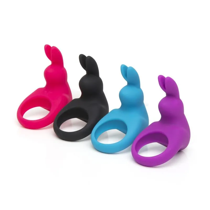 Happy Rabbit – Rabbit Penisring – Schwarz