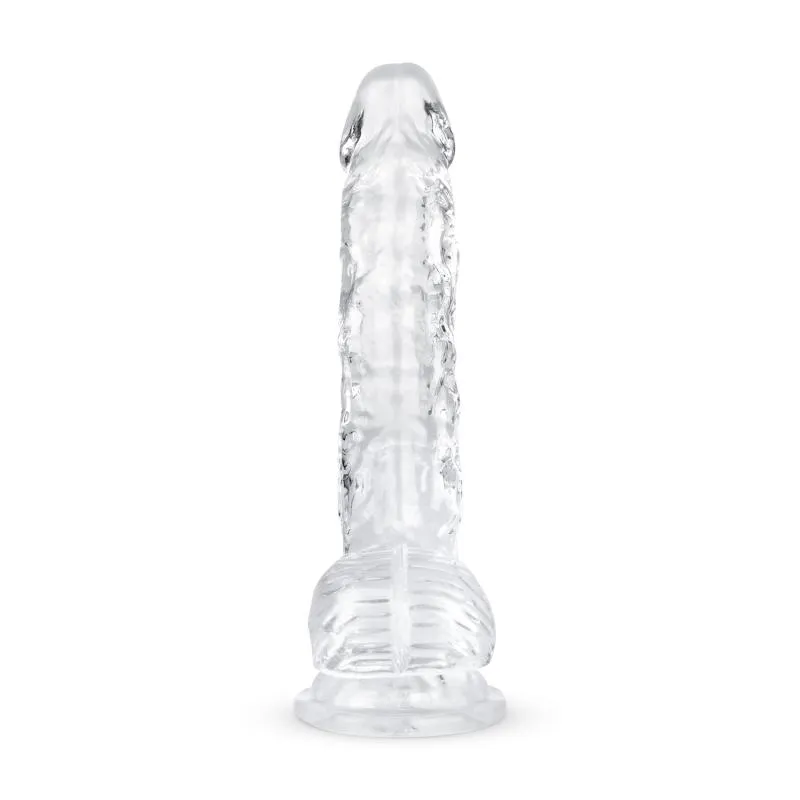 Jelly Dildo mit Hoden - 15 cm