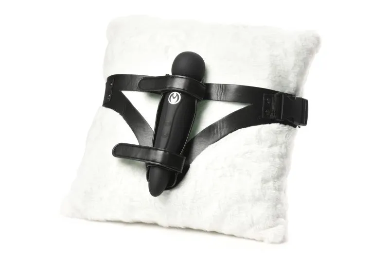 XR Brands - Thunder Strap Wand Oberschenkel-Harness - Schwarz