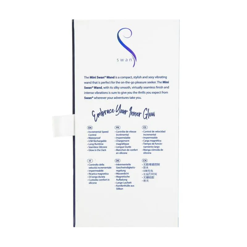 Swan - The Mini Swan Wand Glow In The Dark Purple