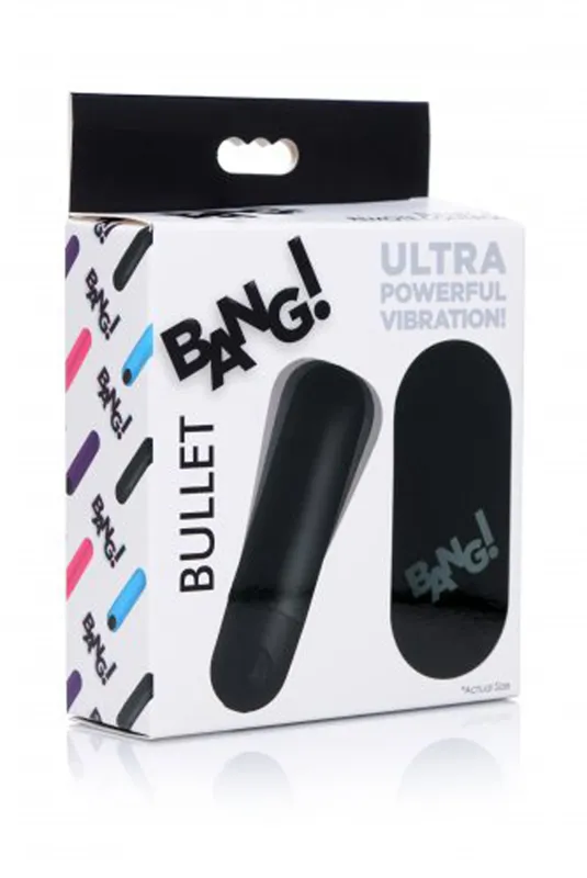 Bang! Kugelvibrator mit Fernbedienung - Schwarz