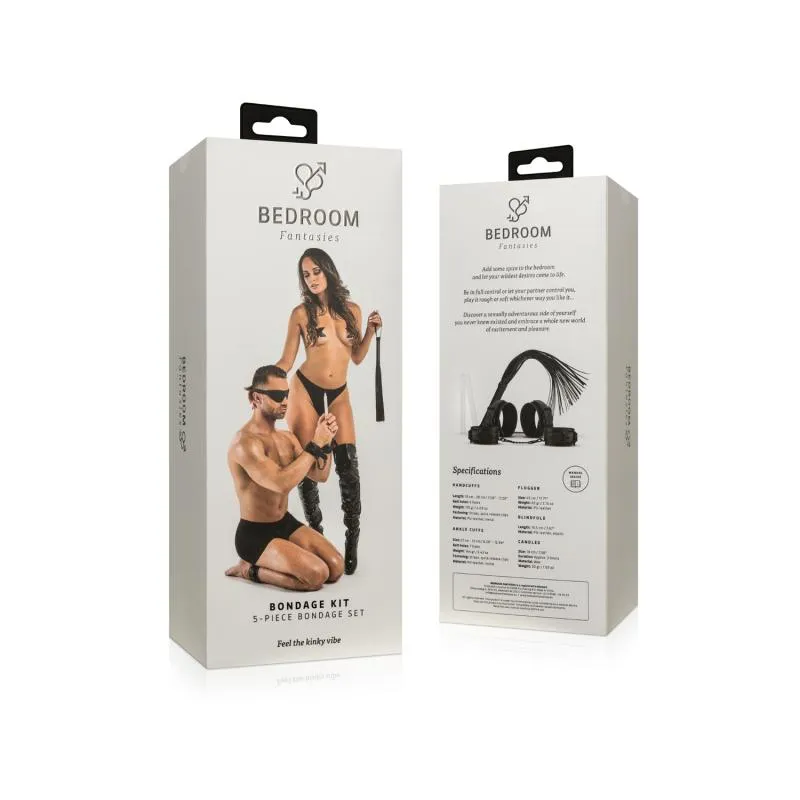 Kinky Bondage Set 5-teilig - Schwarz