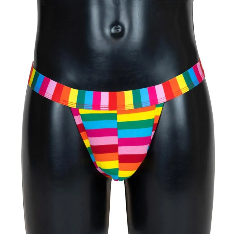 Regenbogen-String für Männer