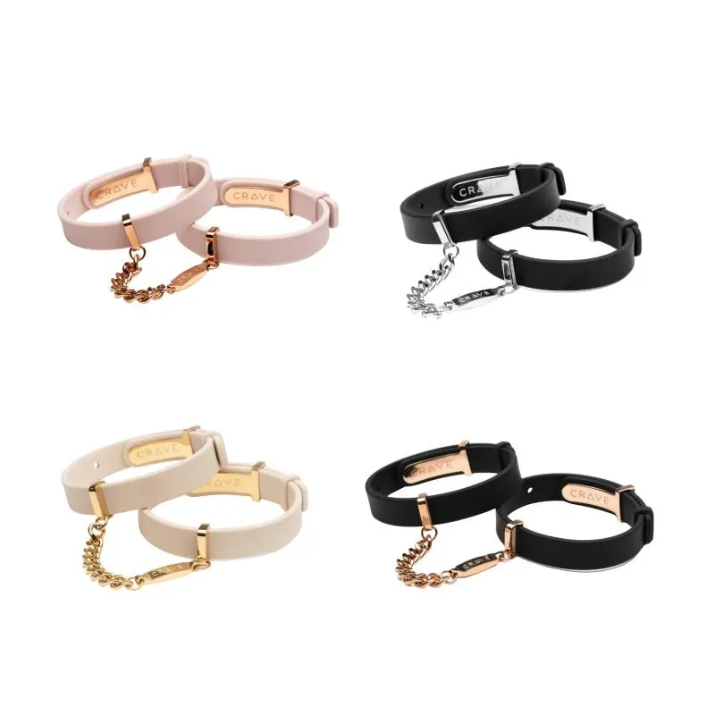 Crave - ID Handschellen - Beige