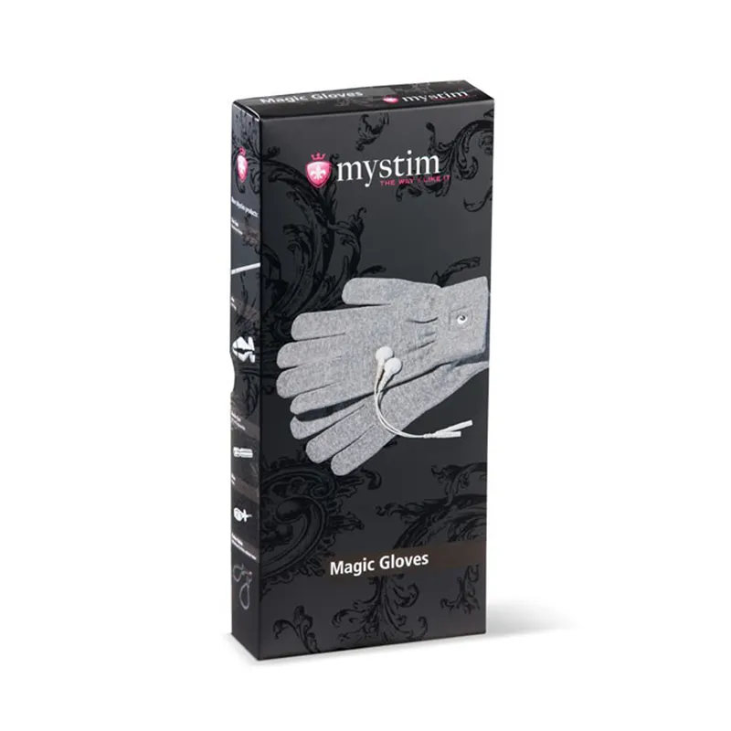 MYSTIM – Magic Gloves Elektro-Massagehandschuhe – Schwarz