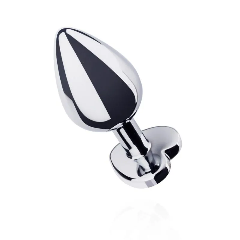 EasyToys »Silber Herz M« Analplug aus Metall