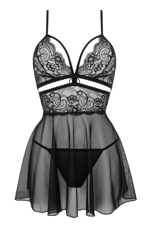 Christine - Babydoll Pandora - Schwarz