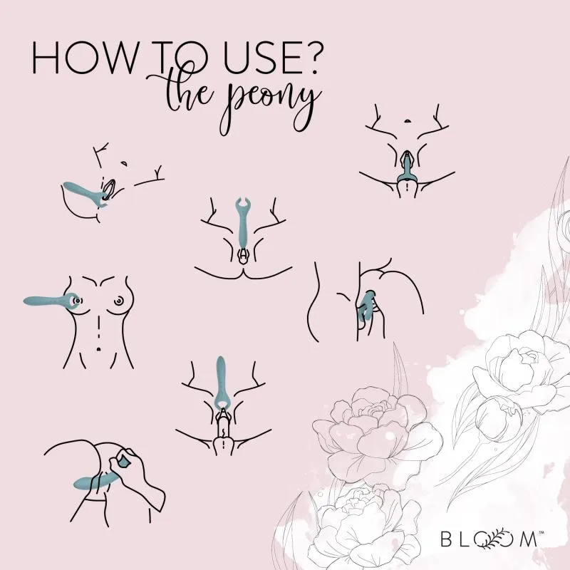 Bloom - The Peony Paar-Vibrator - Grün