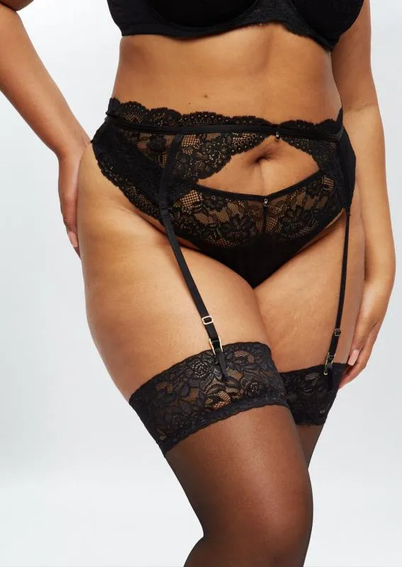 Strumpfhaltergürtel Sexy Lace Planet - Schwarz