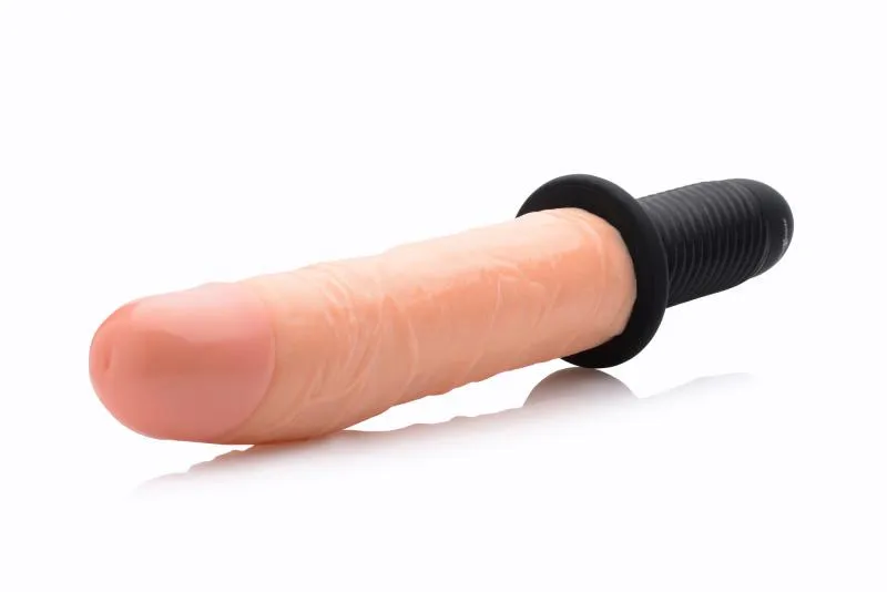 XR Brands - Onslaught 13 Mode XL Flesh Dildo - Beige