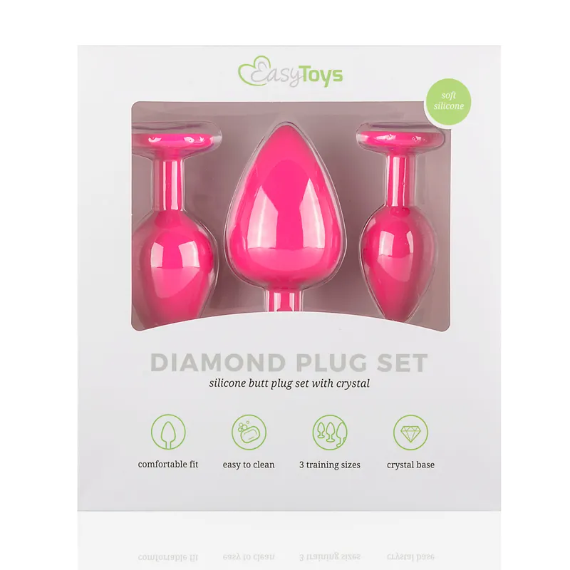 EasyToys »Diamant« Analplug-Set