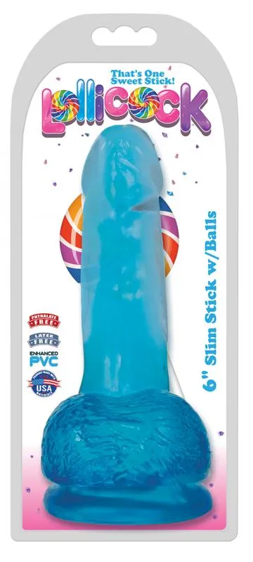 Dildo mit Hoden 15 cm - Cherry Ice