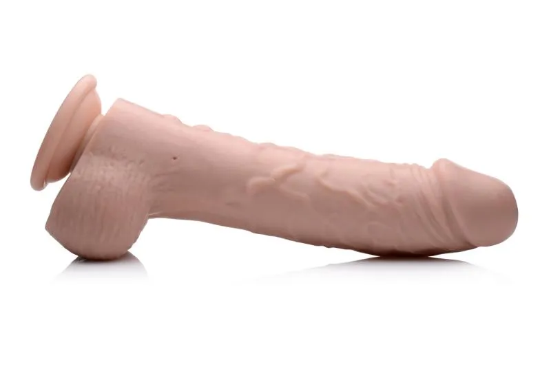 Loadz - Vibrierender Spritzdildo - 21,5 cm & Helle Farbe