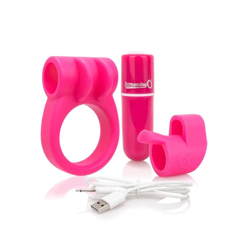 The Screaming O - Charged CombO Kit #1 Pink