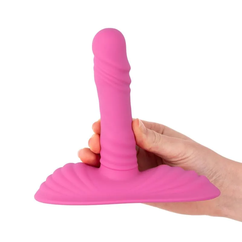 Teazers - Thrusting Pad Vibrator + Fernbedienung - Rosa