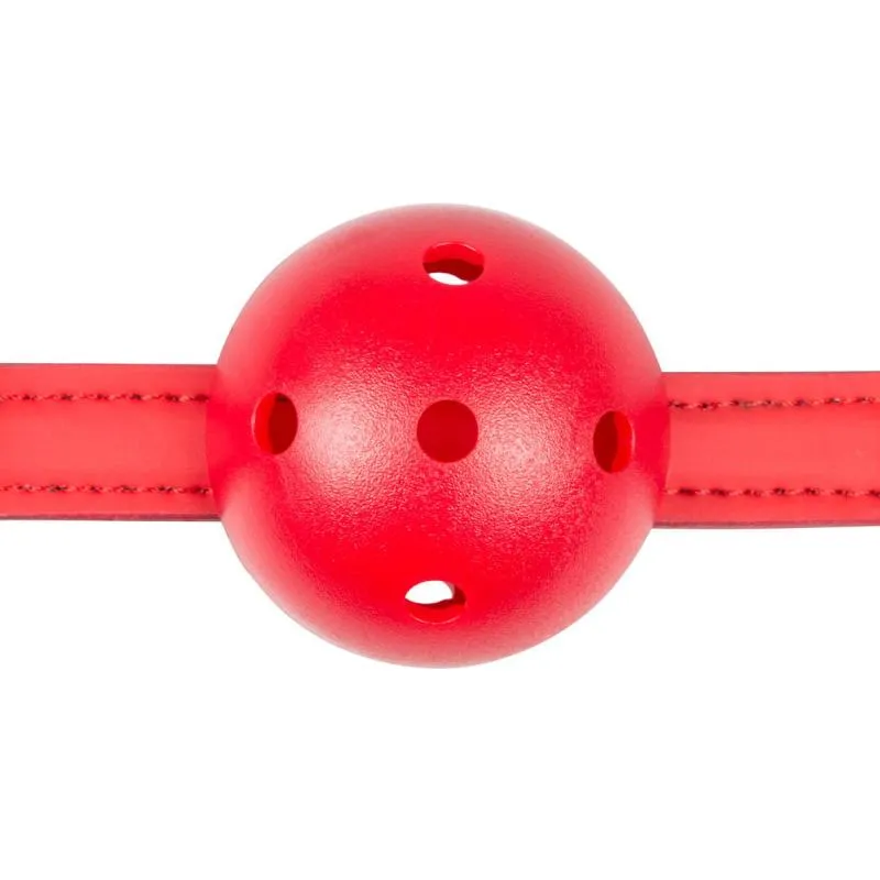 Easytoys Fetish - Ball gag met bal van PVC - Rot