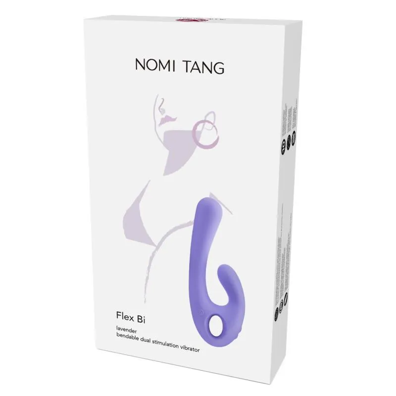 Nomi Tang - Flex Bi Bendable Dual Stimulation Vibrator Lavender