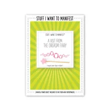 Warm Human - Manifest Greeting Card - Orgasm Warm Human - Manifest Greeting Card - Orgasm