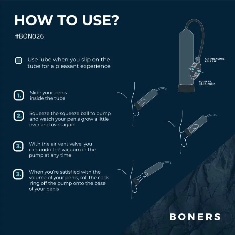 Boners »Nr. 1« Penispumpe