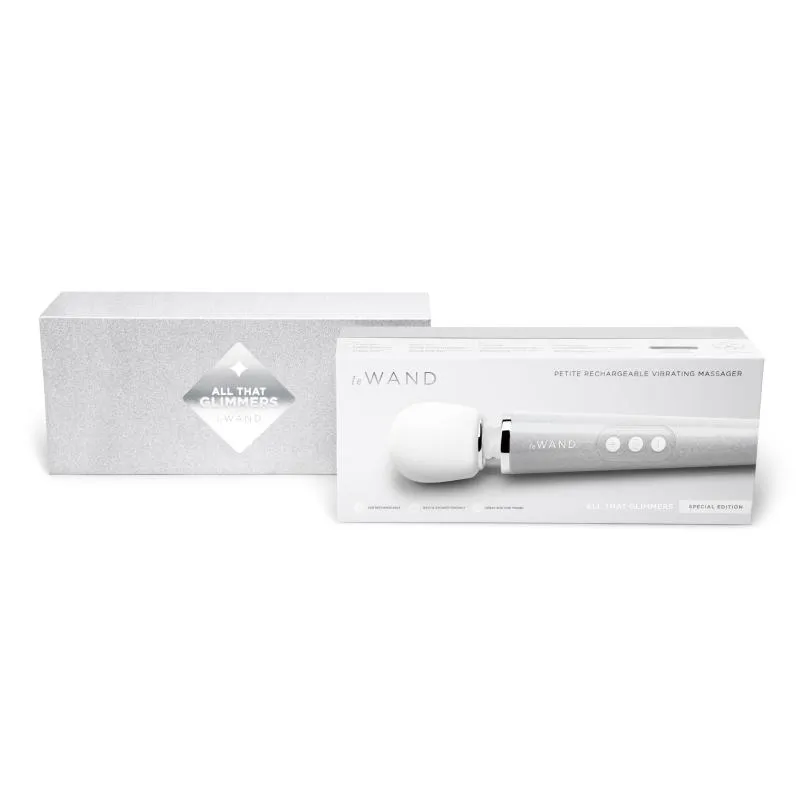 LE WAND – Petite All That Glimmers Vibrator – Weiß