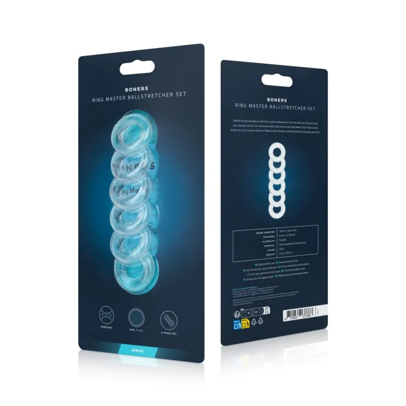 Boners - Ring Master Ballstretcher Set 6 Stück