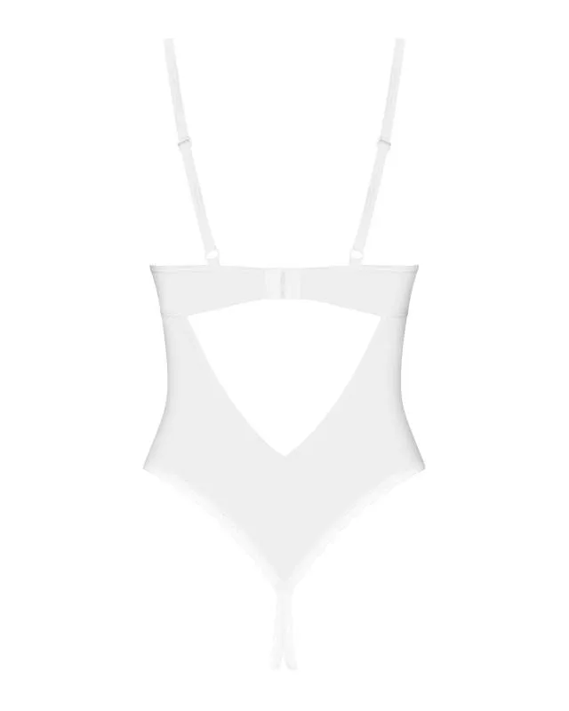 Obsessive - Alissium Schrittloser Teddy - Weiß