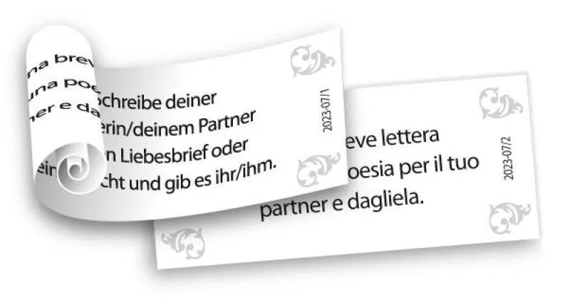 Tease & Please »Herz voller Romantik« Spiel (deutsch-italienisch)