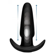 Thump-It Curved Buttplug aus Silikon - Medium Thump-It Curved Buttplug aus Silikon - Medium