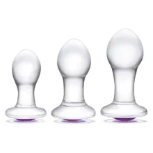Glas - Bling Bling Glass 3 pc Anal Training Kit Glas - Bling Bling Glass 3 pc Anal Training Kit