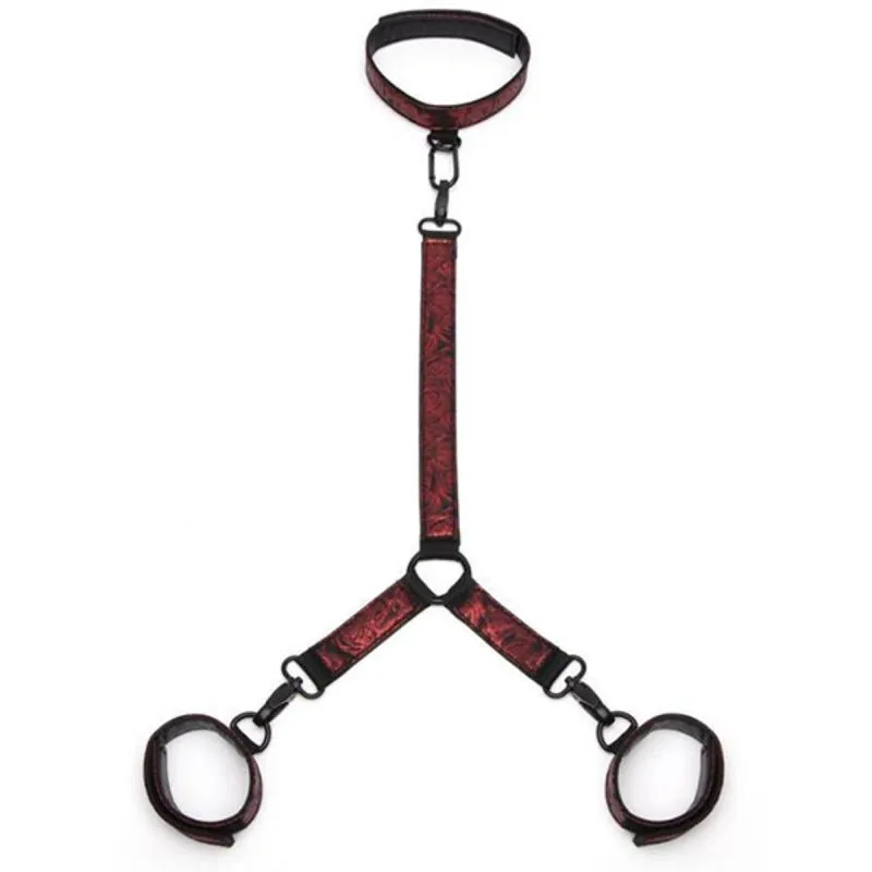 Fifty Shades – SWEET ANTICIPATION Halsband & Fesseln – Rot