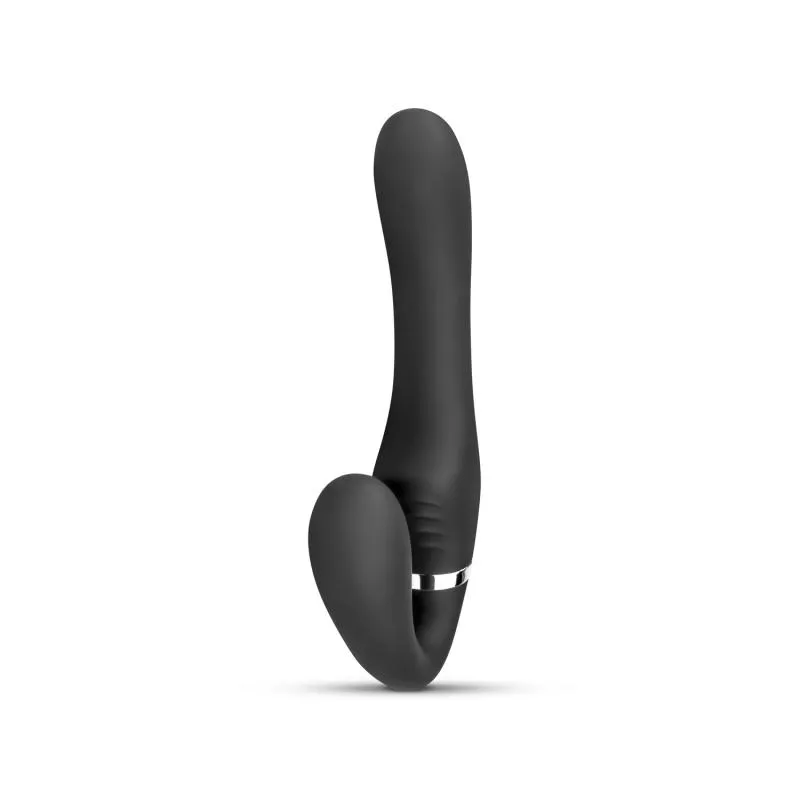 No-Parts »Avery« halterloser Strap-On mit Vibration & Fernbedienung 22 cm