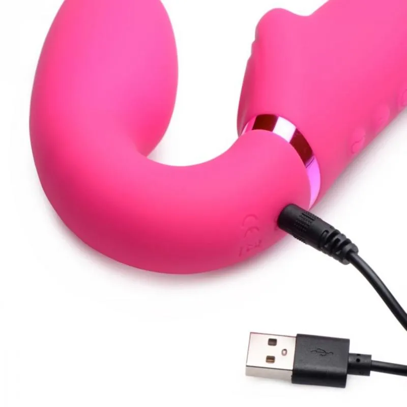 Strap U »G-Pulse« halterloser Strap-On mit Vibration & Fernbedienung