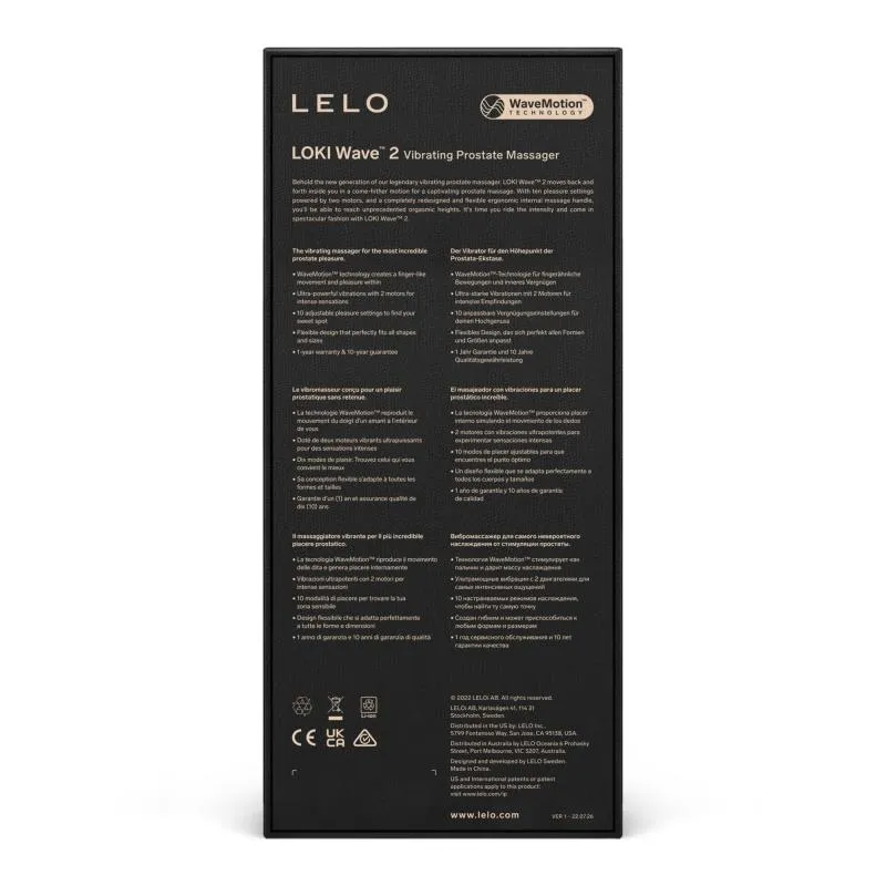 LELO »Loki Wave 2« Prostata-Vibrator
